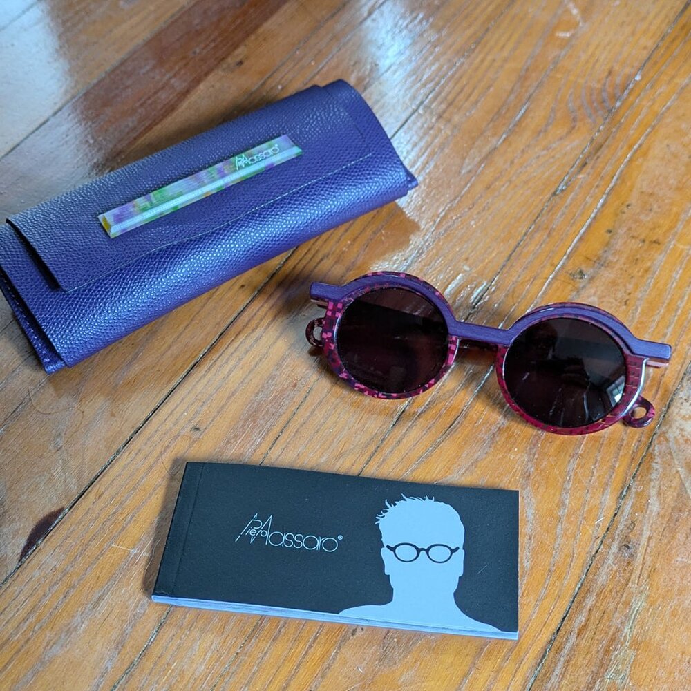 Piero Massaro Men/Unisex Frames Patchwork Collection Glasses LIKE NEW
